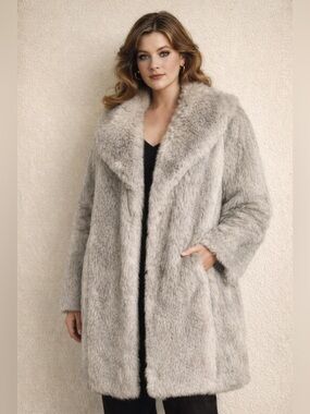 Russel Taylor Vintage Signature Collection Faux Fur Coat 1950s - 1970s